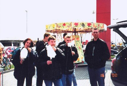 Das war schon den Sonntag, als es Sandro noch nicht so gut ging und nach der Zuckerwatte gleich gar nicht.