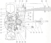 Bild V1. Vorderachse - Schnitt Bild V1. Vorderachse - Schnitt